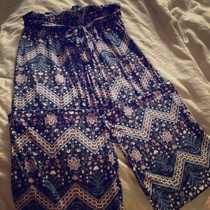 Pink Republic Wide Leg Belted Pants